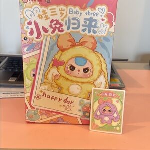 Yellow and Pink Bunny Plush Stuffed Animals